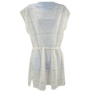 MERONA White Lace Swim Cover up Dress